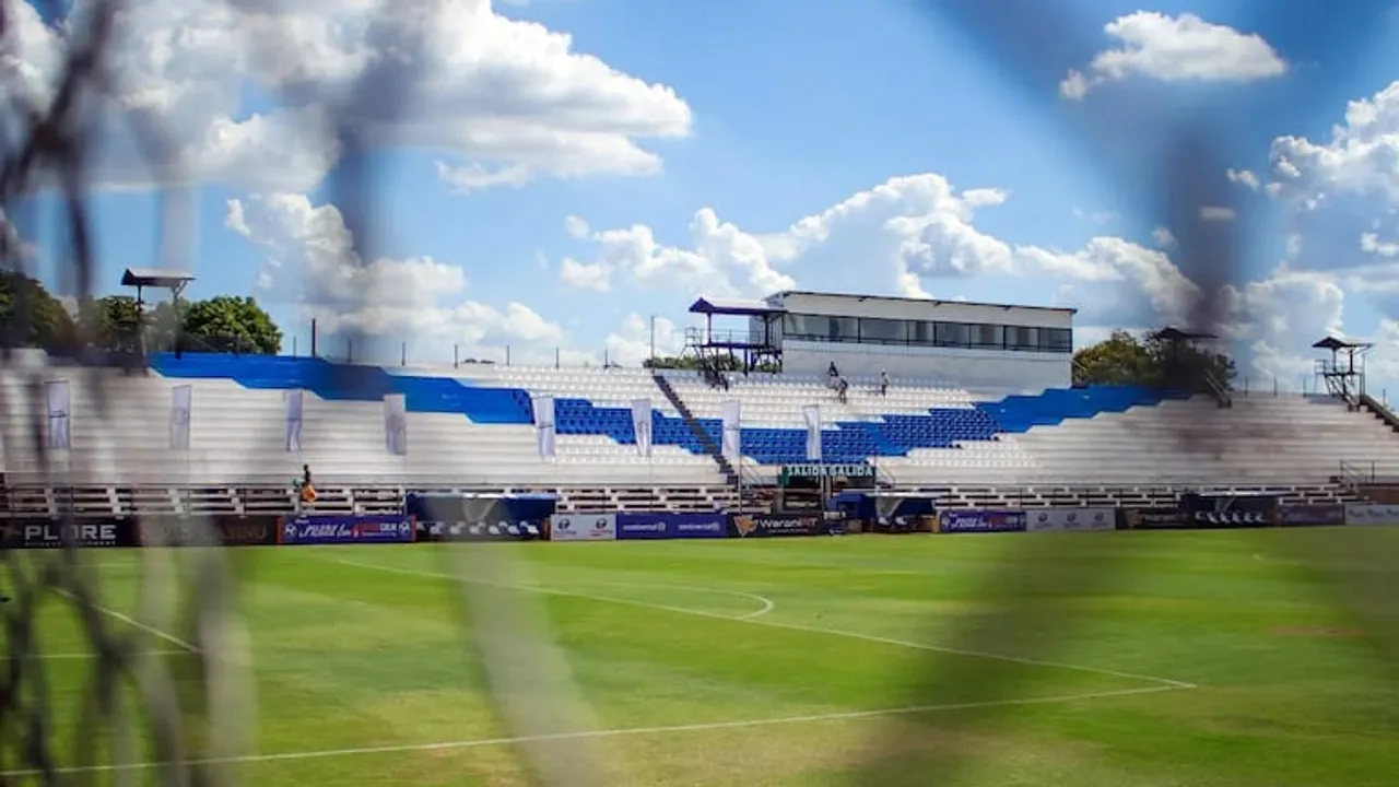 Vista del estadio Ameliano Villeta