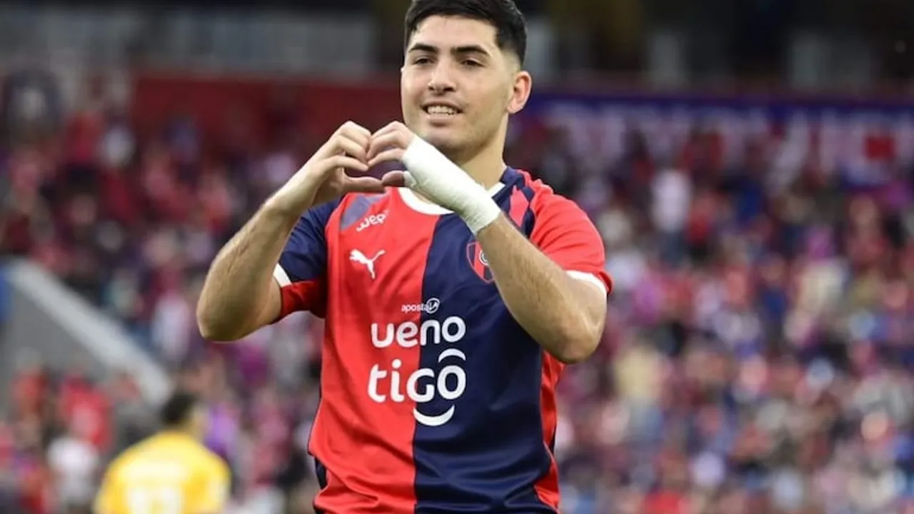 El delantero de Cerro Porteño Ignacio Aliseda