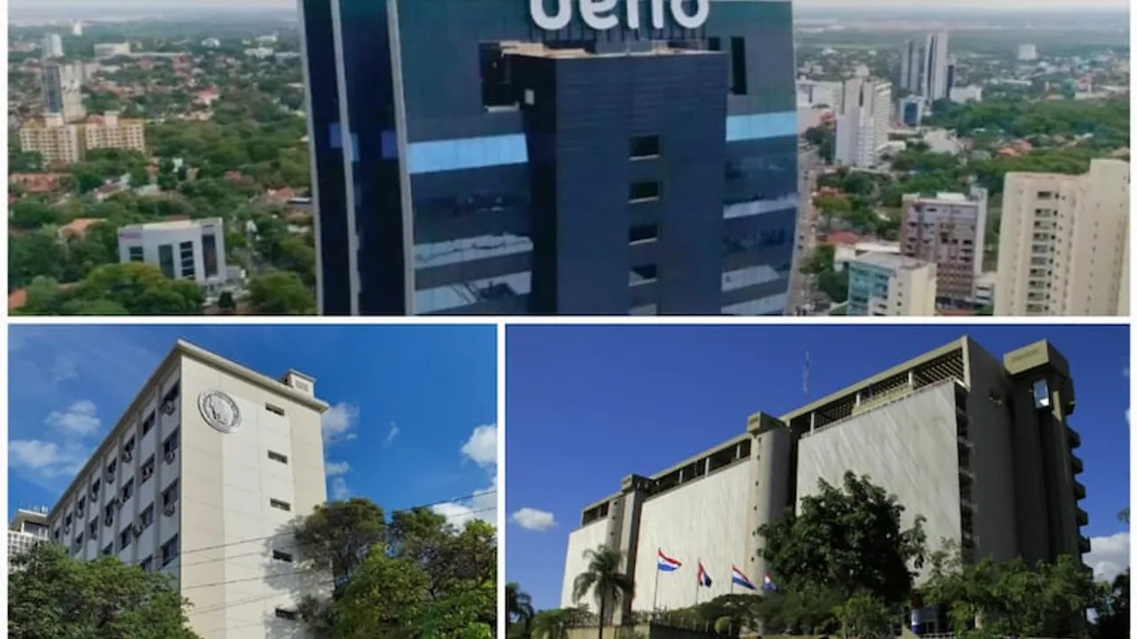 La torre de Ueno, el edificio de jubilaciones del IPS y la sede del BCP